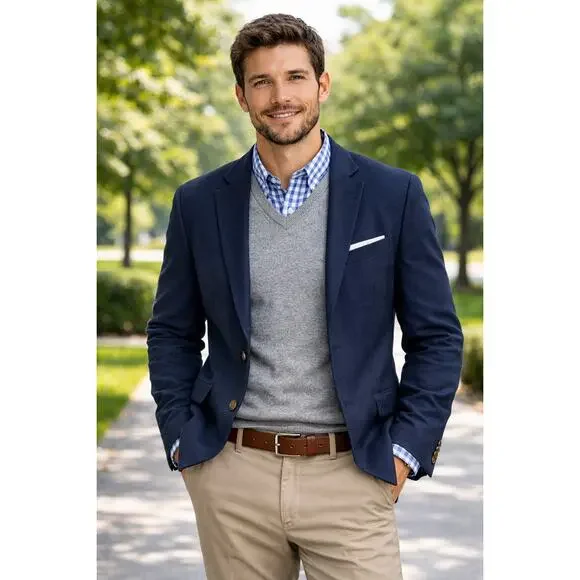 Brooks Brothers Regent Blue Gingham Button Down Men’s L, Bus/ Classic timeless - Picture 2 of 7